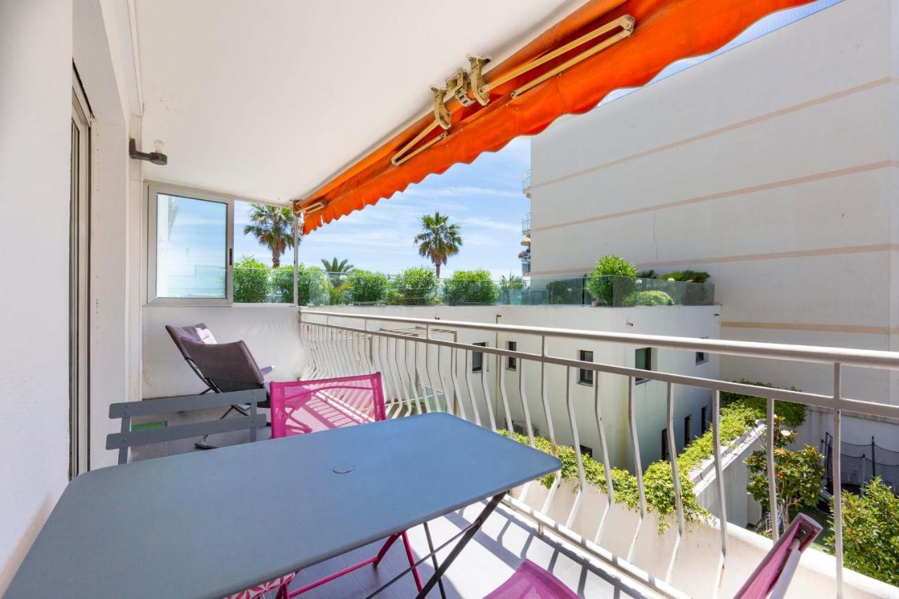 Modern Apartment 2 Bedrooms Quiet Terrace In A Palm Beach Area, 30 Meters From Seaside คานส์ ภายนอก รูปภาพ