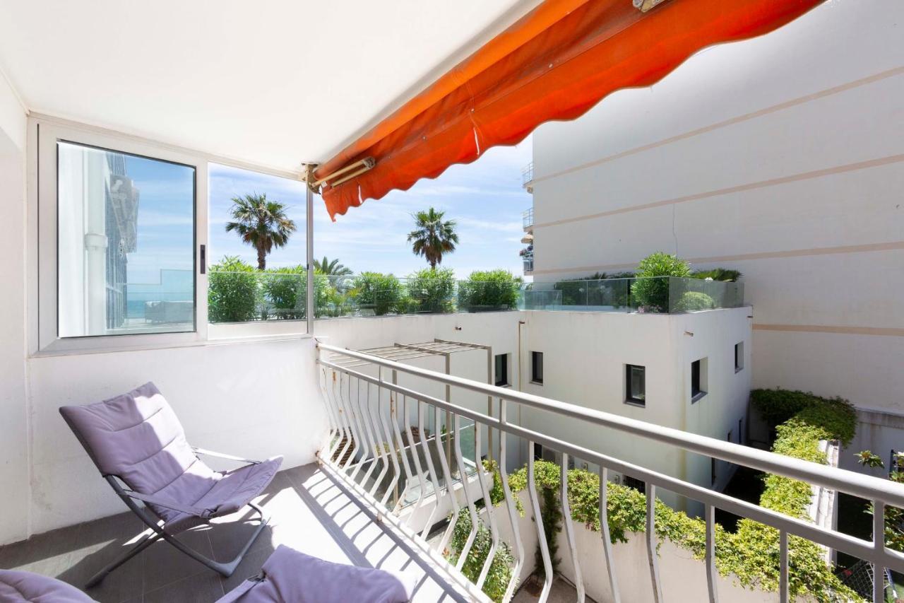 Modern Apartment 2 Bedrooms Quiet Terrace In A Palm Beach Area, 30 Meters From Seaside คานส์ ภายนอก รูปภาพ